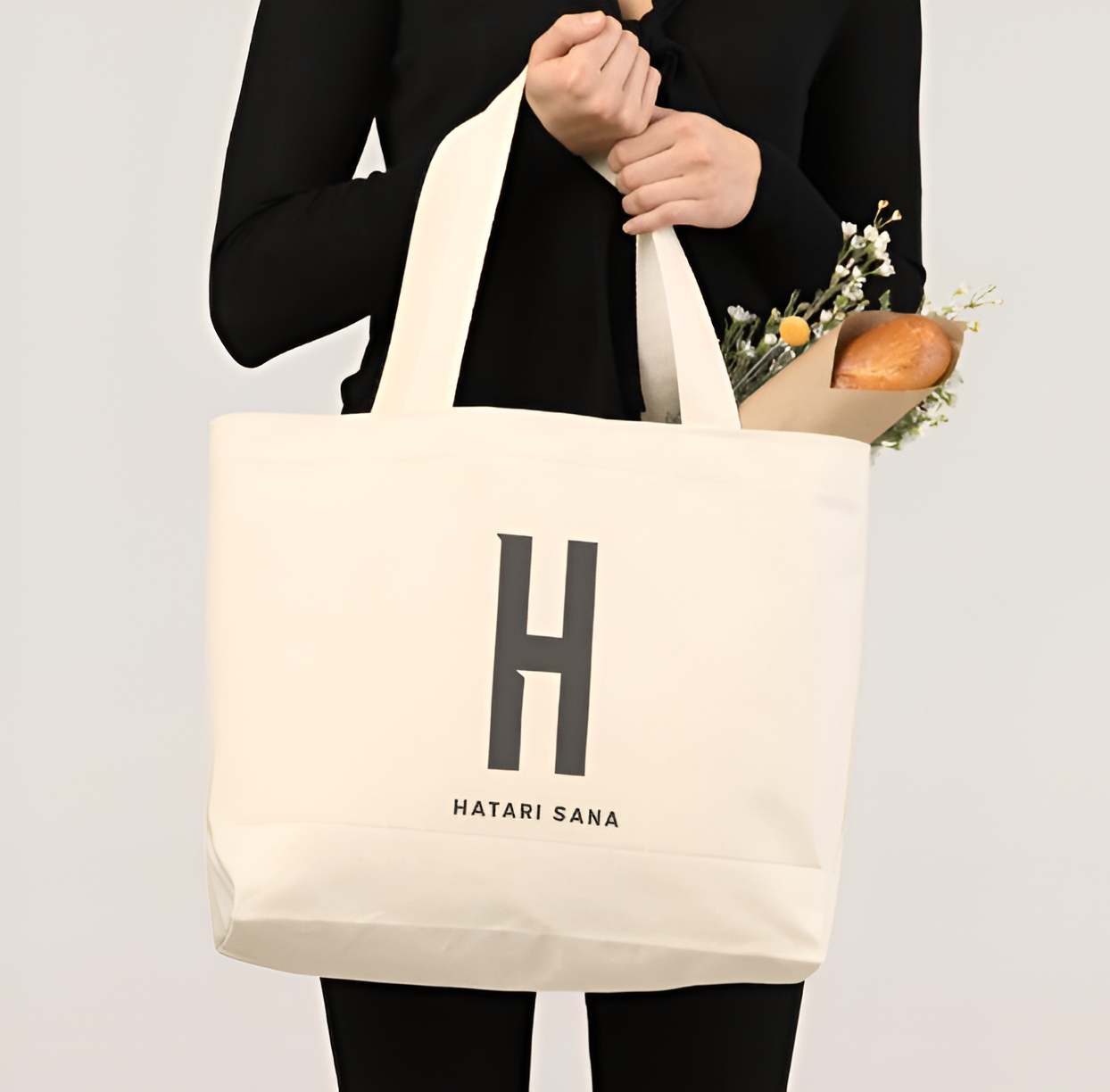 HATARI SANA Classic Logo Shopper
