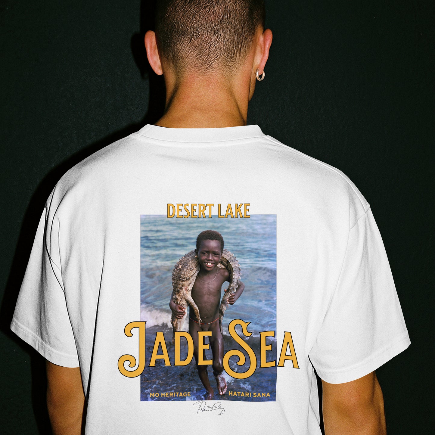 Jade Sea. Desert Lake