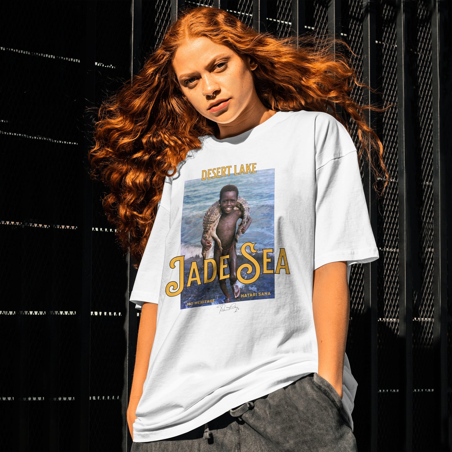 Jade Sea. Desert Lake