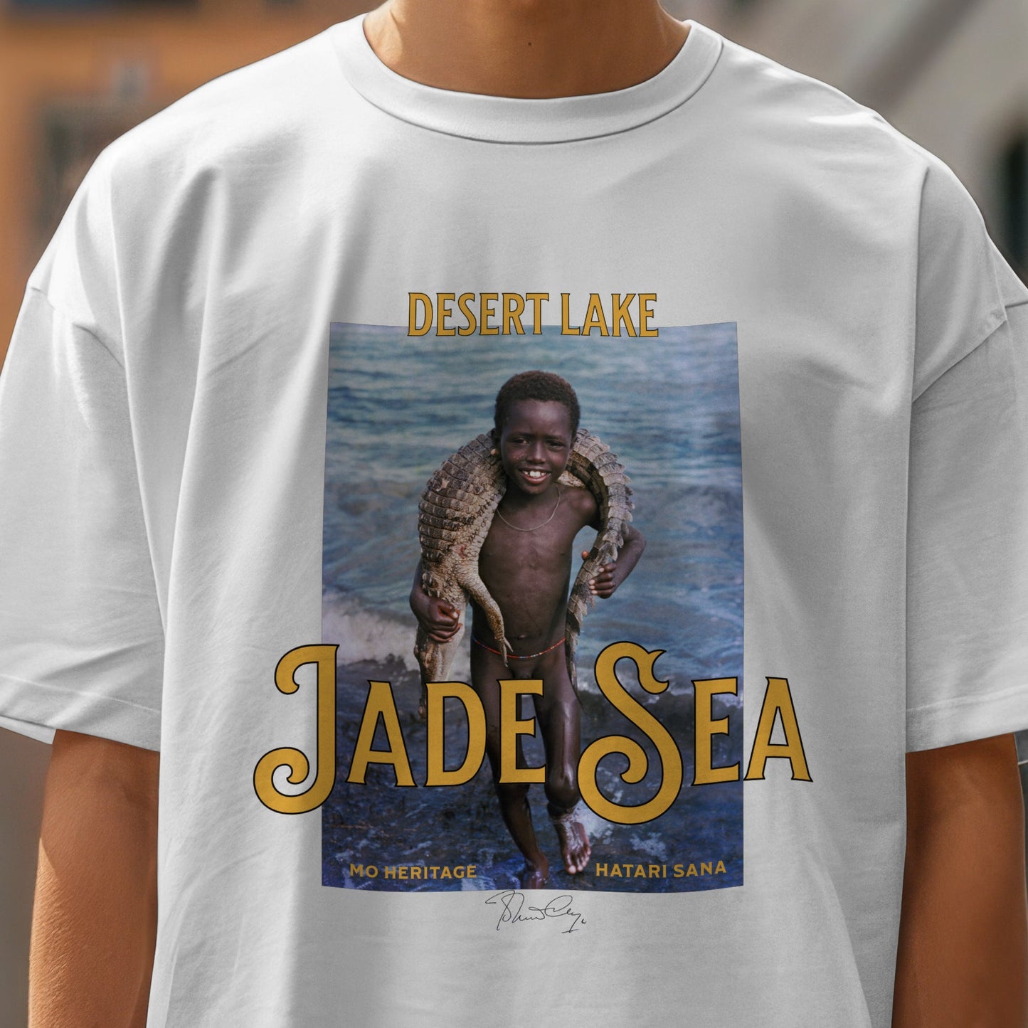 Jade Sea. Desert Lake