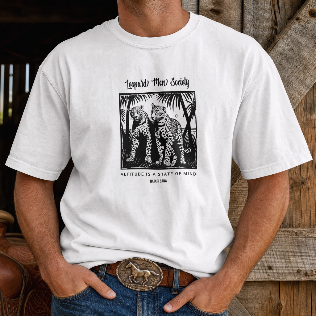 Hatari Sana Leopard Men Society | Heritage, History & Safari Style