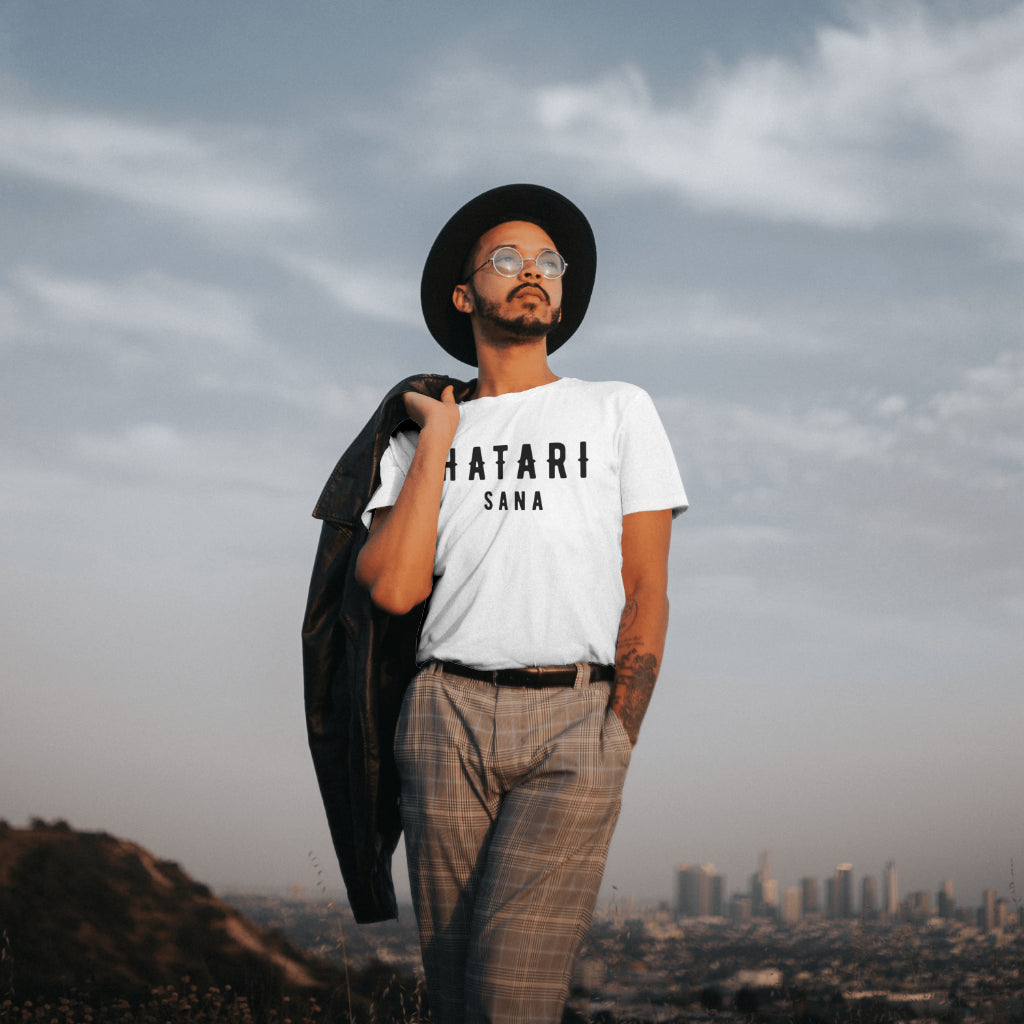 Hatari Sana Typography T-Shirt